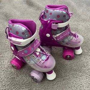 1 Skates light up purple girls skates NEW